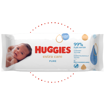 huggies extra care pure wipes