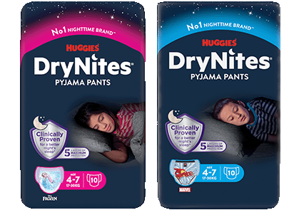 Claim your DryNites® Free Sample Pack